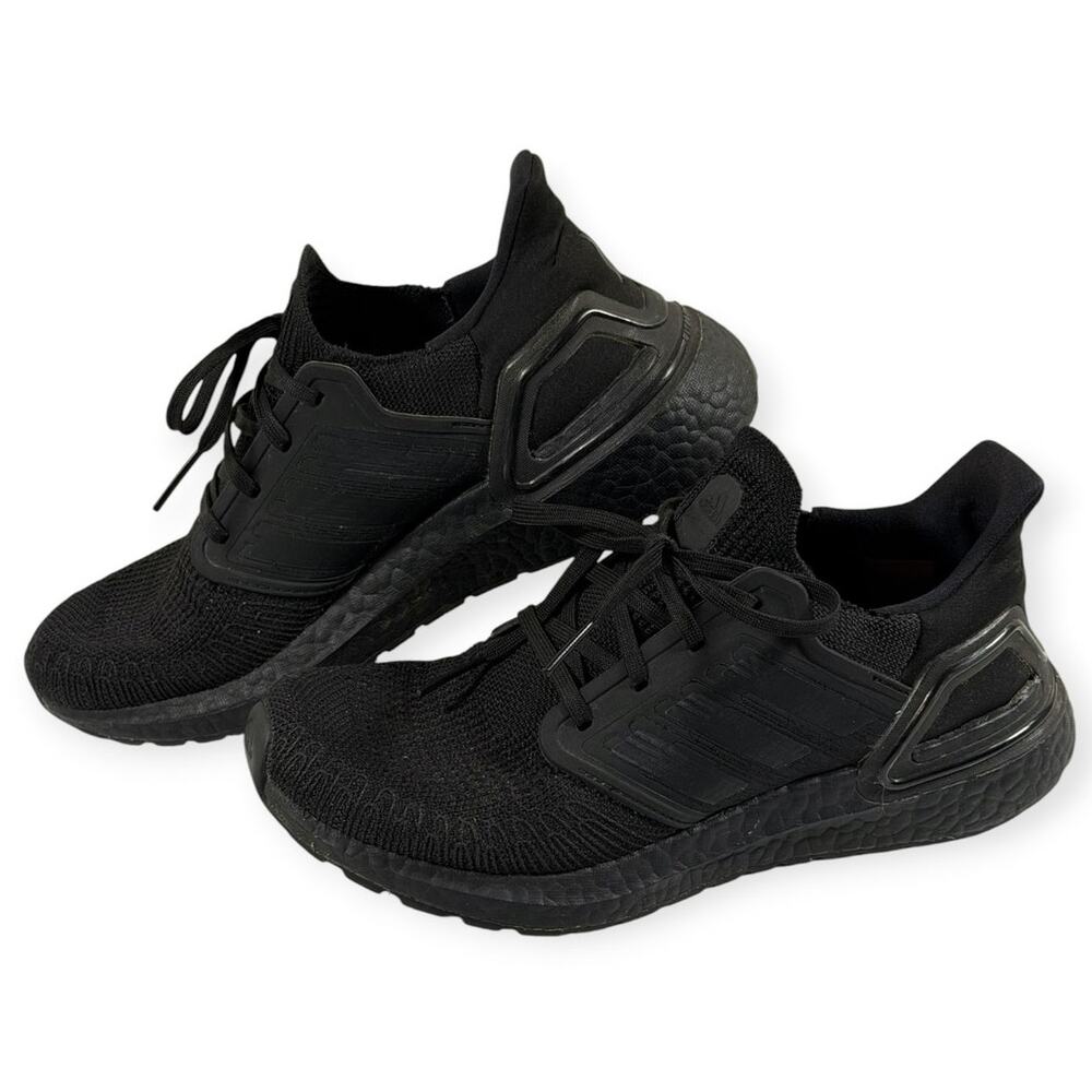 adidas Ultraboost 20 Running Shoes, FU 8498, Black/Black, Women's 8